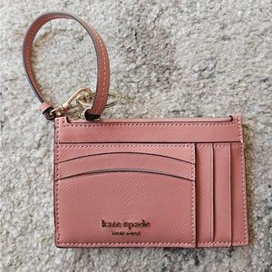 Kate Spade New York Pink Leather Wristlet Wallet